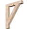 Ekena Millwork Traditional Block Smooth Bracket, Douglas Fir, 5 1/2"W x 38"D x 46"H BKT06X38X46TRA05SDF - alternate 1